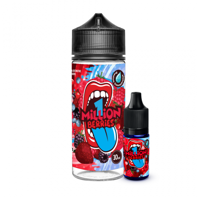 Big Mouth Shake and Vape 1 Million Berries 120ml/10ml