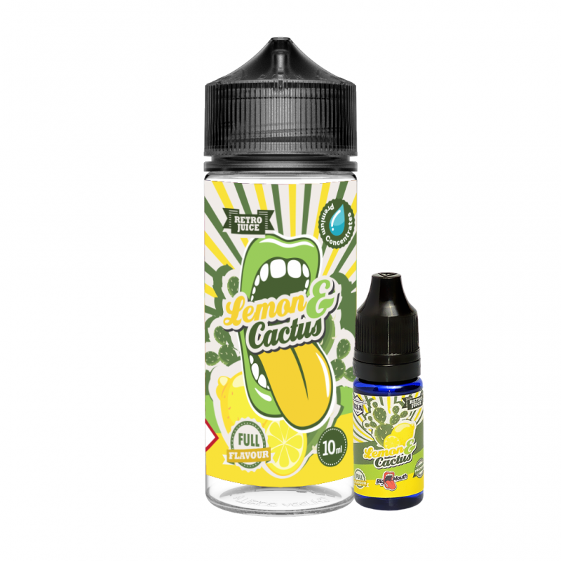 Big Mouth Shake and Vape Lemon Cactus 120ml/10ml