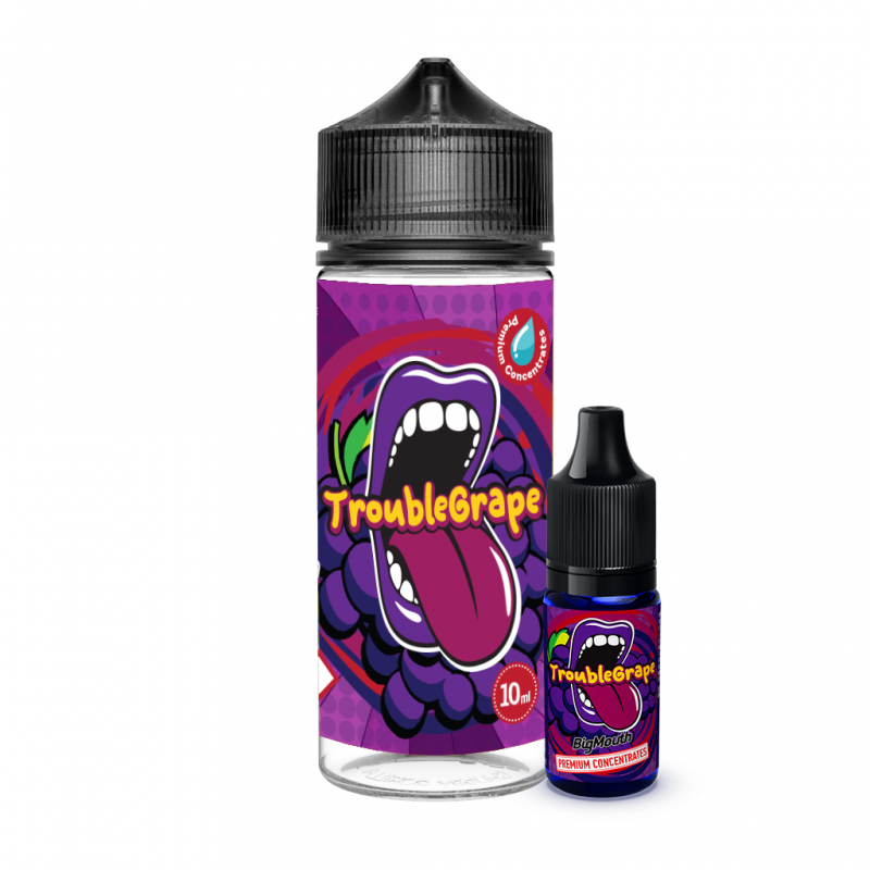 Big Mouth Shake and Vape TroubleGrape 120ml/10ml