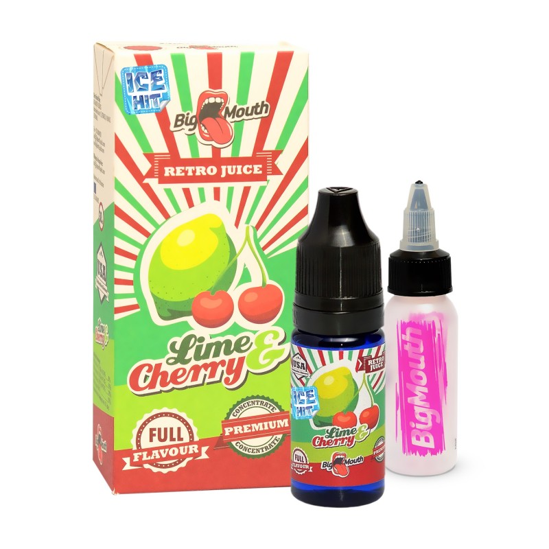 ICE HIT Big Mouth Retro Juice Lime Cherry 10ml