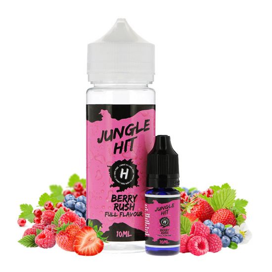 Jungle Hit Shake and Vape Berry Rush 120ml/10ml