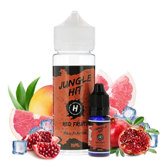 Jungle Hit Shake and Vape Red Fruits 120ml/10ml