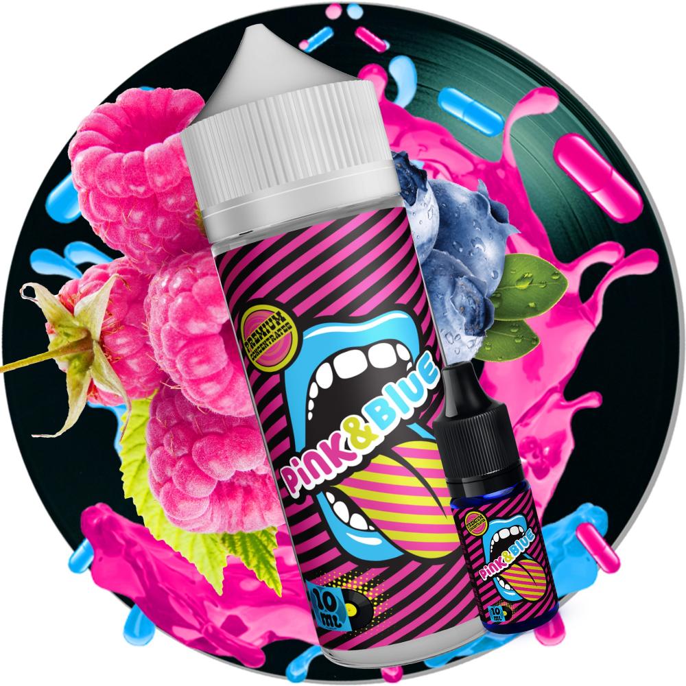 Big Mouth Shake and Vape Pink & Blue 120ml/10ml 