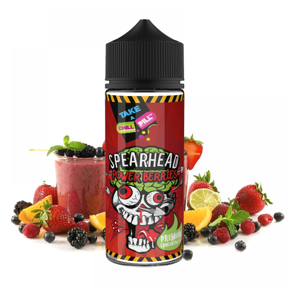 Chill Pill Shake and Vape Spearhead Power Berries 120ml/15ml