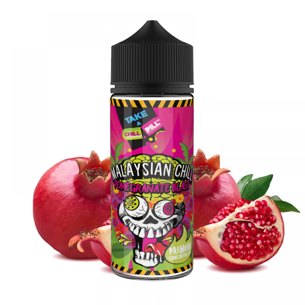 Chill Pill Shake and Vape Malaysian Chill Pomegranate Blast 120ml/15ml