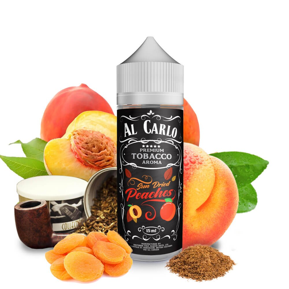 Al Carlo Shake and Vape Sun Dried Peaches 120ml/15ml