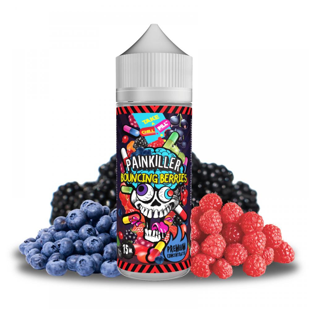 Chill Pill Shake and Vape PainKiller Bouncing Berries 120ml/15ml