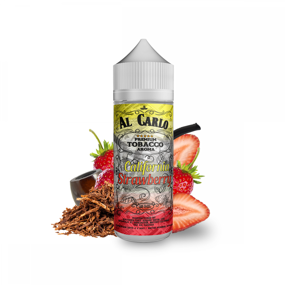 Al Carlo Shake and Vape California Strawberry 120ml/15ml