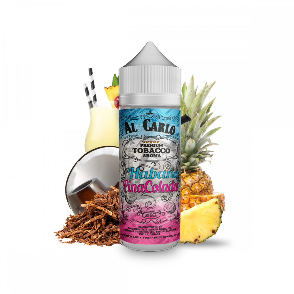 Al Carlo Shake and Vape Habano Pinacolada 120ml/15ml