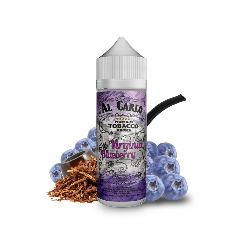 Al Carlo Shake and Vape Virginia Blueberry 120ml/15ml