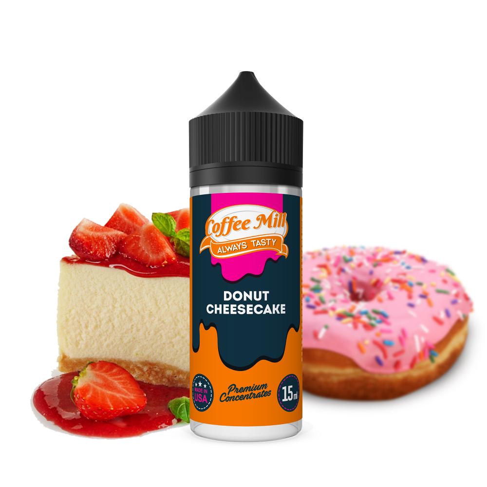 Coffee Mill Shake and Vape Donut Cheesecake 120ml/15ml