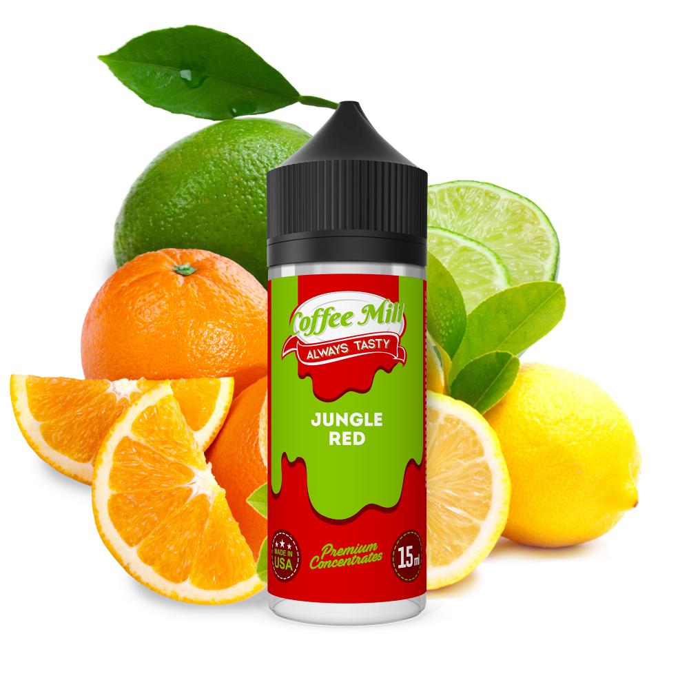 Coffee Mill Shake and Vape Jungle Red 120ml/15ml