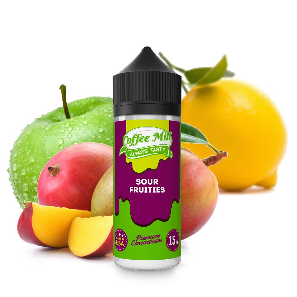 Coffee Mill Shake and Vape Sour Fruities 120ml/15ml