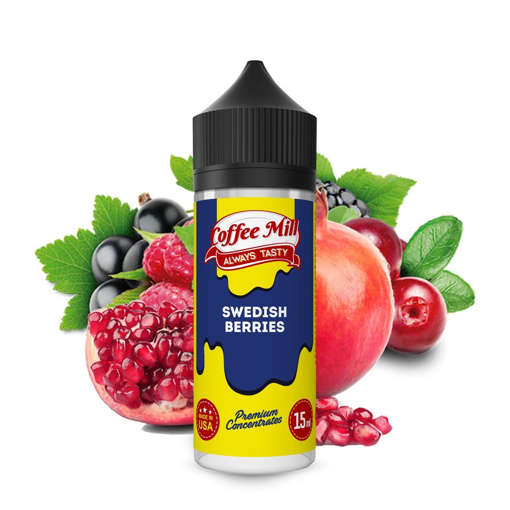 Coffee Mill Shake and Vape Swedish Berries 120ml/15ml