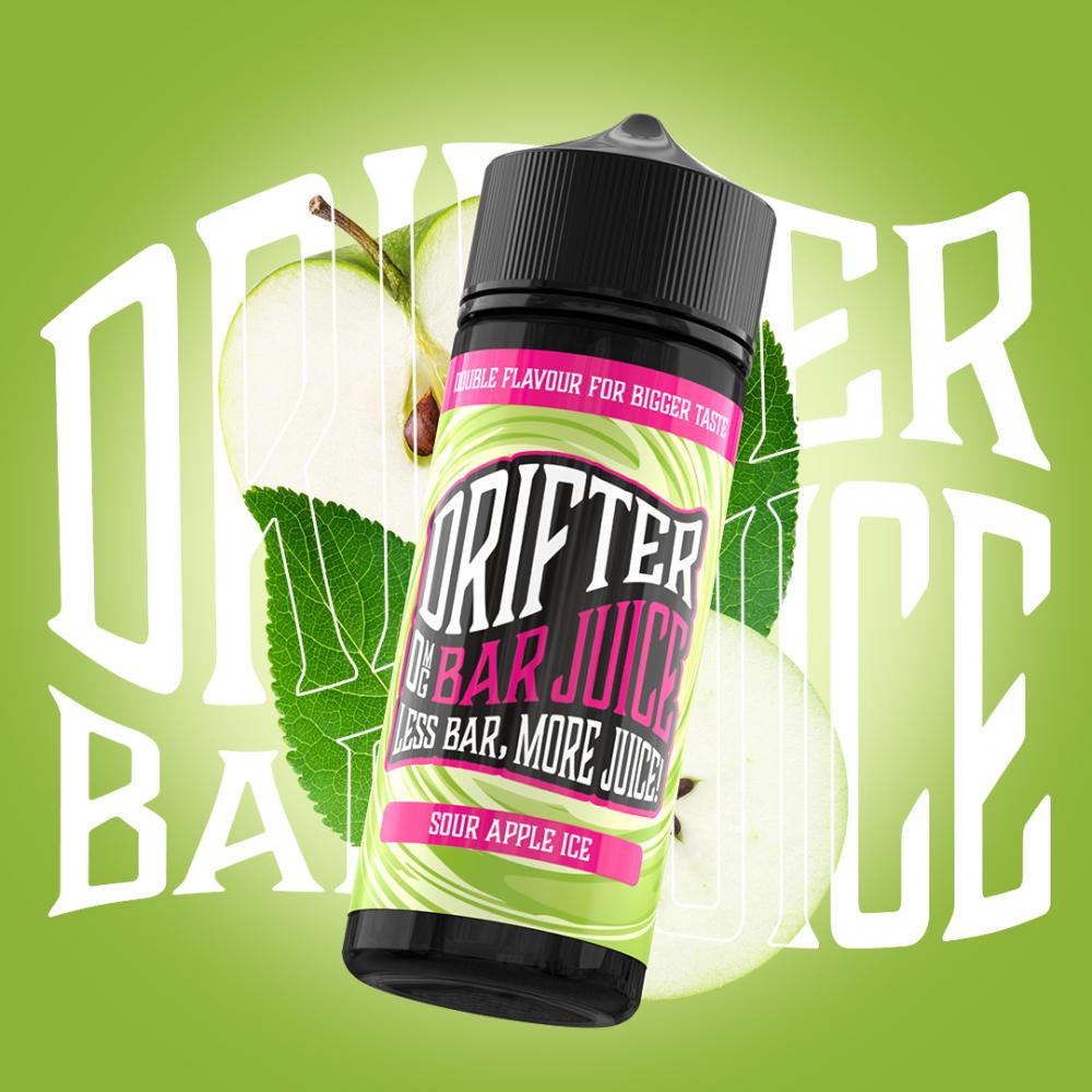 Drifter Bar Sour Apple Ice 120ml/24ml