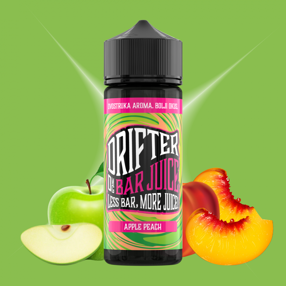 Drifter Bar Apple Peach 120ml/24ml